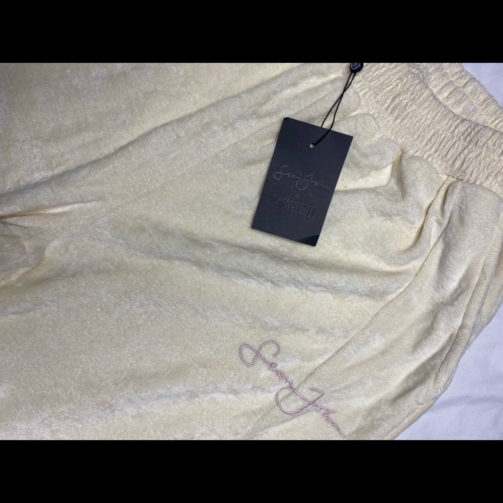 Cream Sean Jean Tracksuit Pants